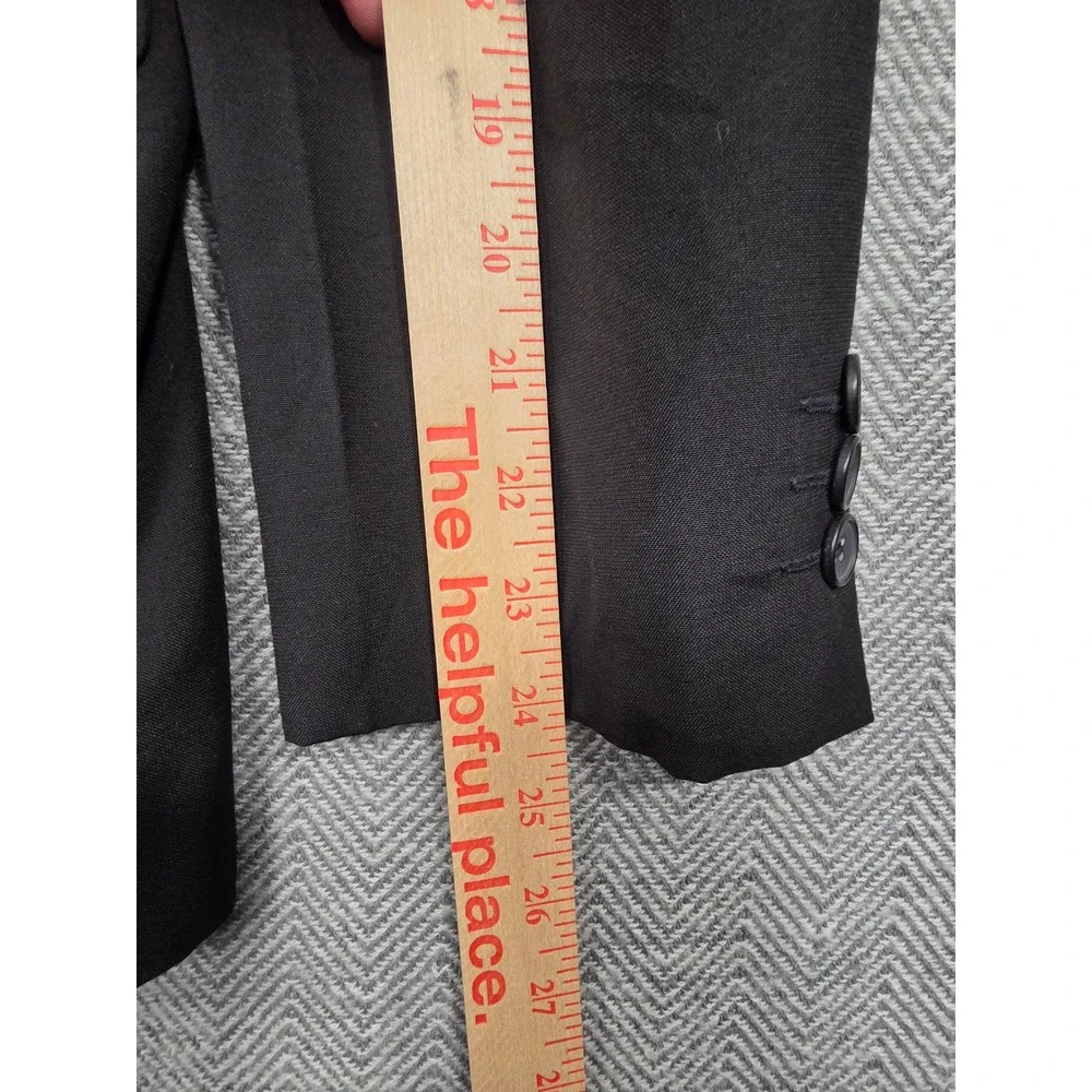 Alfani Mens‎ Slim Fit Blazer Black Solid Notch Lapel Sport Coat Medium M
